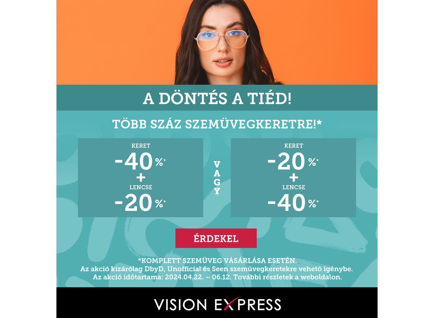 vision express, szemüveg akció, savoya park